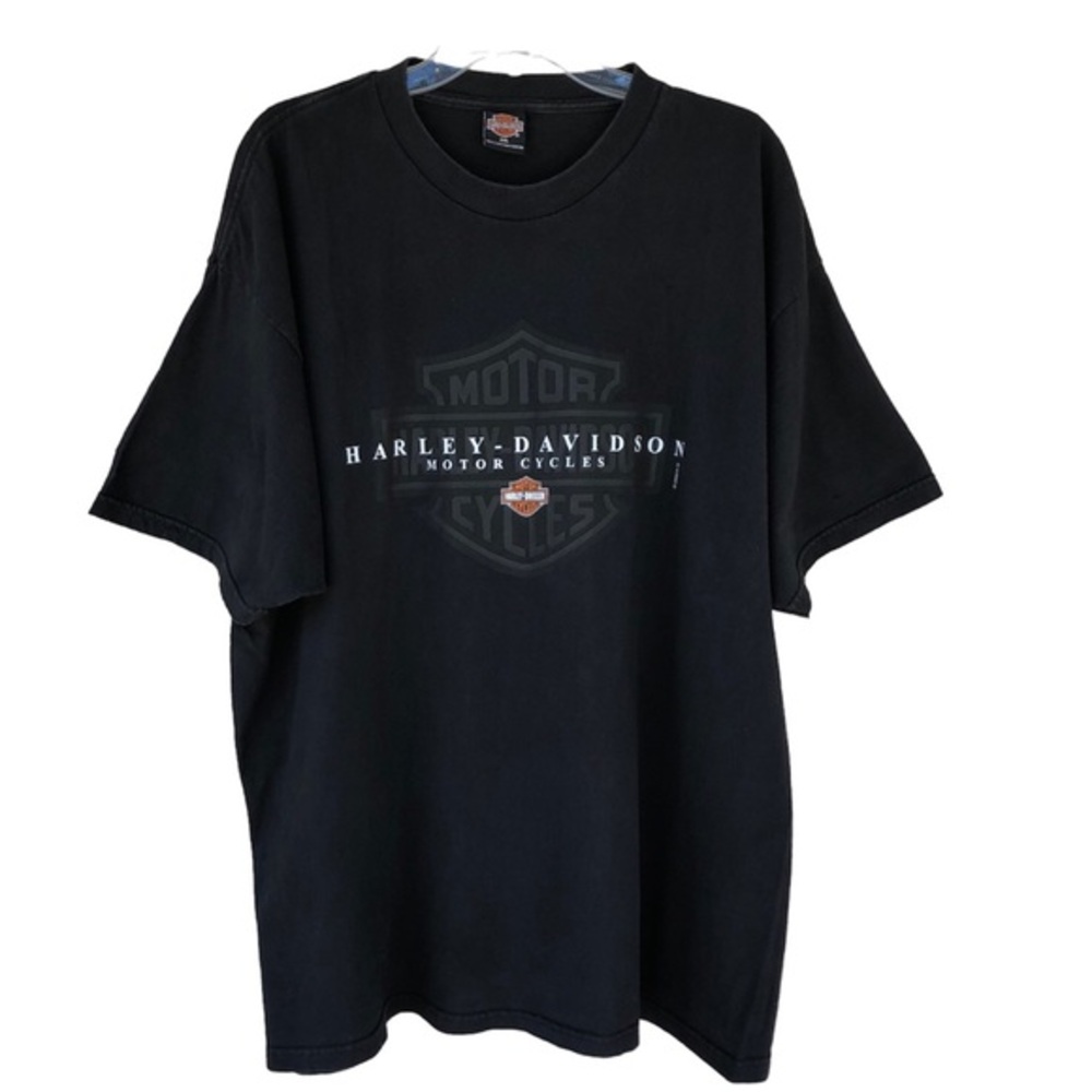 Vintage 2000 Harley Davidson Cotton Made In Usa Crew Neckline Short sleeve 2XL